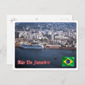 Brasilien - Rio De Janeiro - Hafen - Postkarte (Vorne/Hinten)