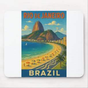Brasilien Rio De Janeiro Original Art Mouse Pad Mousepad