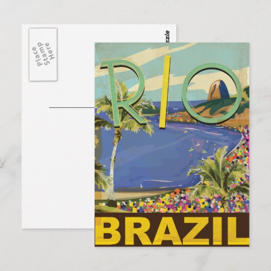 Brasilien - Rio De Janeiro Postkarte (Vorne/Hinten)