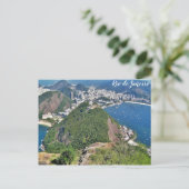 Brasilien Rio de Janeiro Sugarloaf Mountain Travel Postkarte (Stehend Vorderseite)