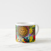 Brasilien Rio de Janiero Sun Reisen Farbenfrohe Ku Espressotasse (Vorderseite Rechts)