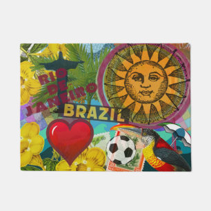 Brasilien Rio de Janiero Sun Reisen Farbenfrohe Ku Fußmatte