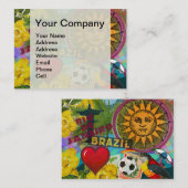 Brasilien Rio de Janiero Sun Reisen Farbenfrohe Ku Visitenkarte (Vorne/Hinten)