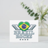 Brasilien Rocks v2 Postkarte (Stehend Vorderseite)
