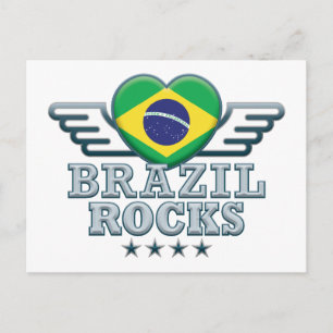 Brasilien Rocks v2 Postkarte