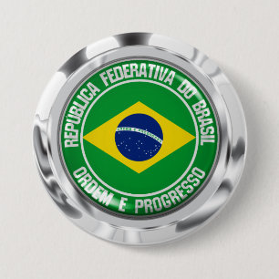 Brasilien-Runde Button