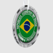 Brasilien-Runde Ornament (Vorderseite)