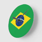 Brasilien Runde Wanduhr (Winkel)