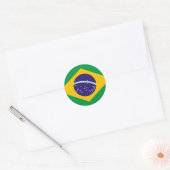 Brasilien Runder Aufkleber (Umschlag)