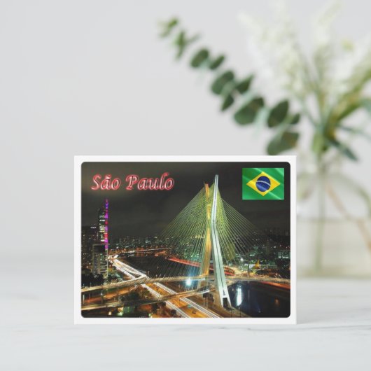 Brasilien - Sao Paulo - Postkarte (Stehend Vorderseite)