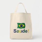 Brasilien Saude! Tragetasche (Vorne)