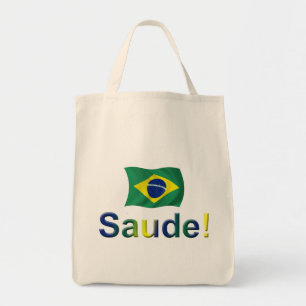Brasilien Saude! Tragetasche