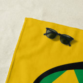 BRASILIEN schattiert kundenspezifisches Strandtuch (Beispiel)