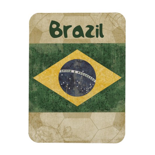 Brasilien Souvenir Magnet (Vertikal)
