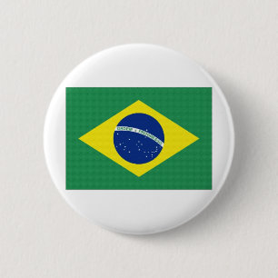 Brasilien-Staatsflagge Button