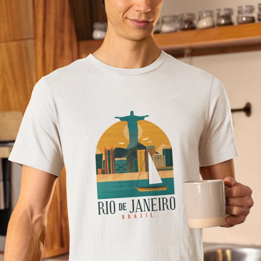 Brasilien Stadt Rio de Janeiro Vintag T-Shirt