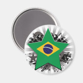 Brasilien Star Magnet (Vorderseite/Rückseite)