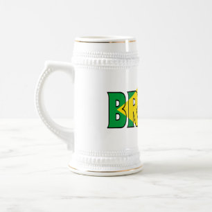 Brasilien Stein Bierglas