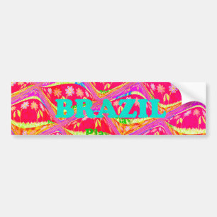 Brasilien Sticker Template Car Autoaufkleber