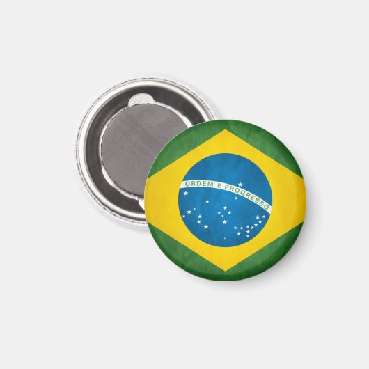 Brasilien Stil Magnet (Vorderseite/Rückseite)