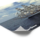Brasilien Tall Ship Cisne Branco Poster. Poster (Ecke)