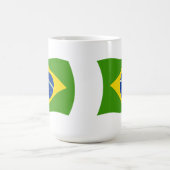 Brasilien Tasse der Flagge (Mittel)