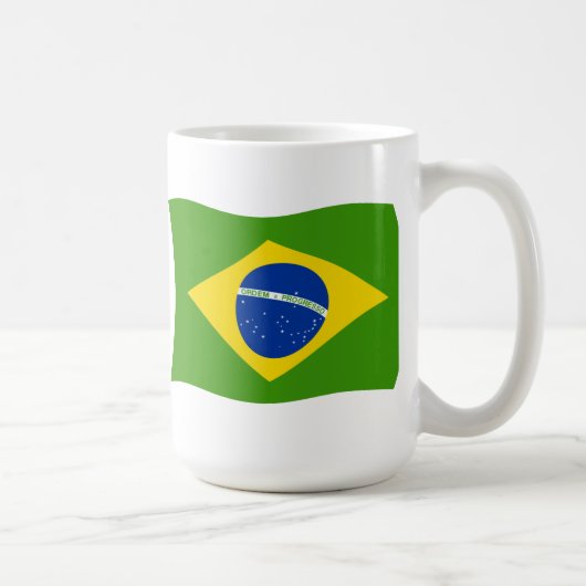 Brasilien Tasse der Flagge (Rechts)