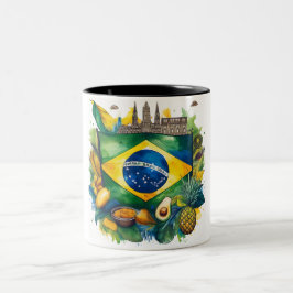 Brasilien Tasse des Kulturerbes - Kultursymbole un