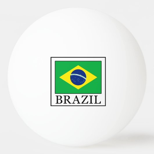 Brasilien Tischtennisball (Vorderseite)