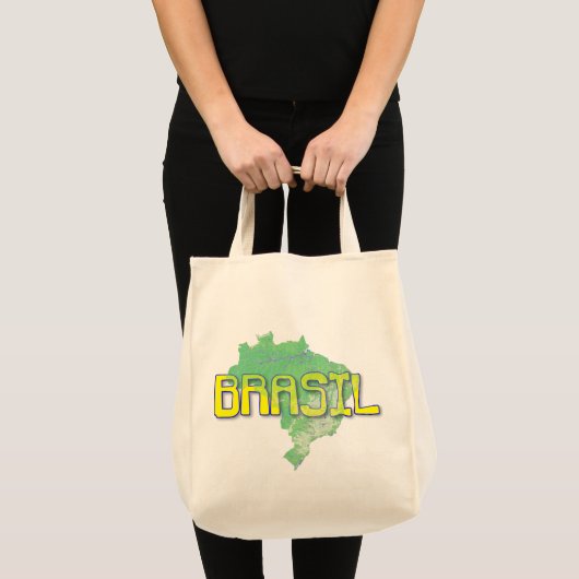 Brasilien Tote Bag Tragetasche (Vorderseite (Produkt))