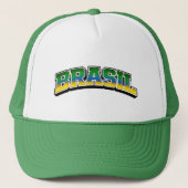 Brasilien Truckerkappe (Vorderseite)