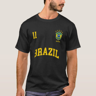 Brasilien TShirt Nummer 11 Brasilianische Fußballm