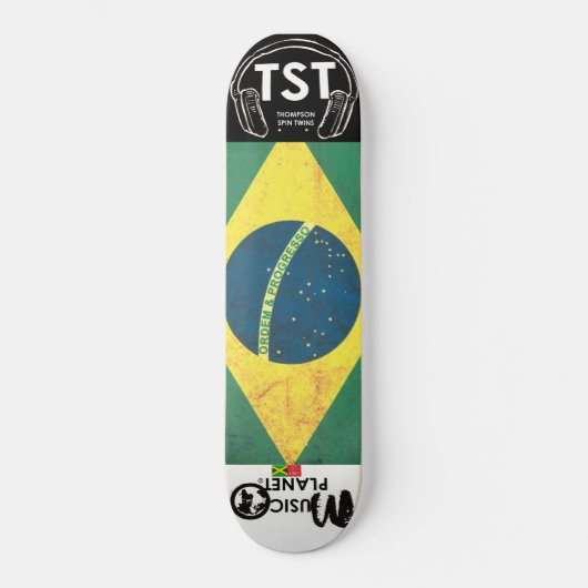 BRASILIEN / TST-Skateboard Skateboard (Vorderseite)