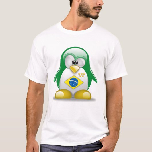 Brasilien Tux T-Shirt (Vorderseite)