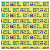 Brasilien-Typografie-Muster-brasilianische Stoff (Muster)