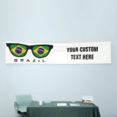 Brasilien überträgt benutzerdefinierte Text- und F Banner (Messeveranstaltung)