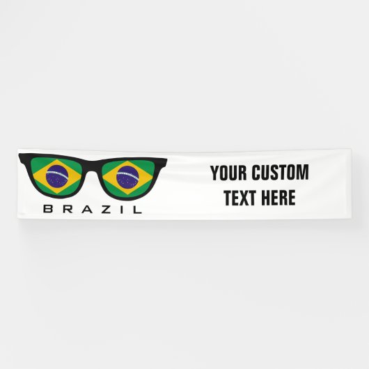 Brasilien überträgt benutzerdefinierte Text- und F Banner (Horizontal)