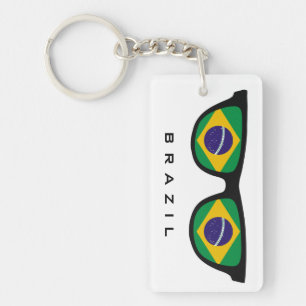 Brasilien überträgt benutzerdefinierte Text- und F Schlüsselanhänger