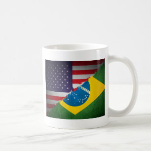 Brasilien und Amerika Kaffeetasse