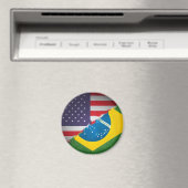 Brasilien und Amerika Magnet (In Situ (Geschirrspüler))