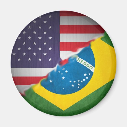 Brasilien und Amerika Magnet (Vorne)