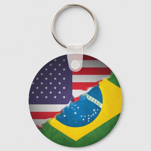 Brasilien und Amerika Schlüsselanhänger (Vorderseite)