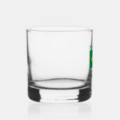 Brasilien und Brasiliens Flagge Personalisiert Whiskyglas (Rechts)