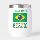 Brasilien und Brasiliens Flaggengrüne Personalisie (Vorderseite)