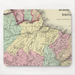 Brasilien und Guayana Mousepad