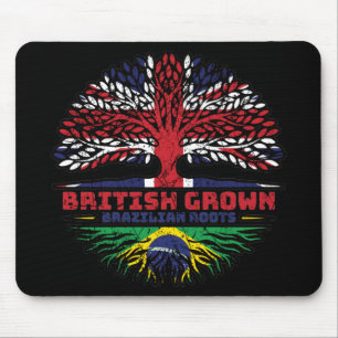 Brasilien Vereinigtes Königreich British Tree Mousepad