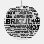 BRASILIEN-Verzierung Keramik Ornament (Hinten)