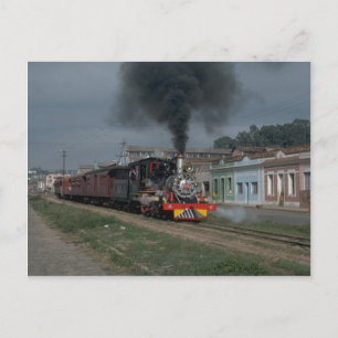 Brasilien, VFCO-Schmalspur 2-8-0 Postkarte