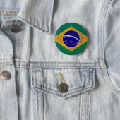 Brasilien Vintage-Flagge Button (Beispiel)