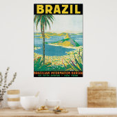 Brasilien Vintage Travel Poster (Küche)